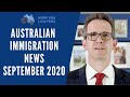 Latest Australian Immigration News - September 2020 - State Nomination, Occupation List & more!